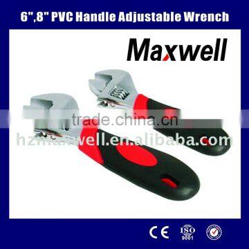 6",8"PVC handle adjustable wrench