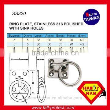 SS321 Industrial Safety Stainless Steel Pad Eye Plates photo-5