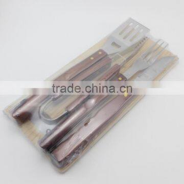 Stainless Steel BBQ Grilling Tool Set 4-Piece With Cutting Board photo-2