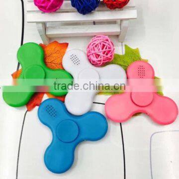 2017 Bluetooth Speaker LED Light Relief Hand Fidget EDC Hand Spinner Gyro Toy photo-2