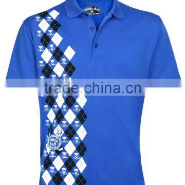 China Manufacture DIY Golf Polo Tshirt With Your Design photo-3