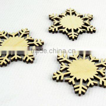 Wood Snow Slices for Christmas Tree Decoration photo-5