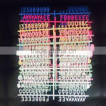 Custom Colorful Plastic Letters for Felt Letterboard photo-2