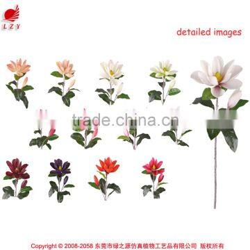 Hotsale and cheap artificial magnolia flowers for decoration