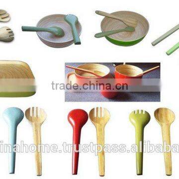 Colored Lacquer Bamboo Cutlery photo-2