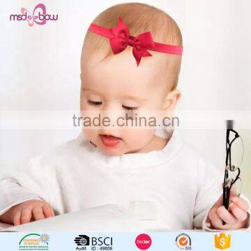 Good quality fancy flower elastic baby hair headband for infants and toddlers