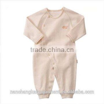 High Quality Blank Organic Cotton Baby Rompers