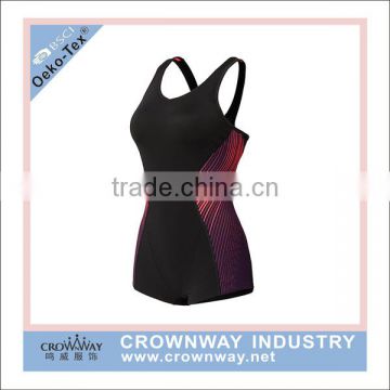 new design one piece women swimming wear with sublimation printing