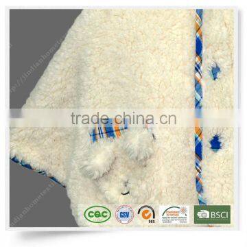 Fashion Baby White Winter Soft Amice Fur Cloak Coat for Children Warm Girls Outerwear photo-2