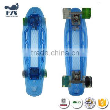HSJ48 Transparent Original Skateboard LED Flashing Luminous Skateboard Longboard photo-3