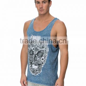 Skull printed tank top pattern