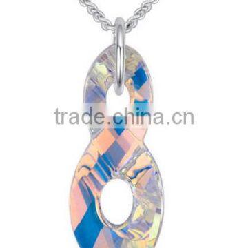 Unique 8 Design Crystal Pendant Necklace Quality Crystal Pendant Necklace for Women Jewelry photo-2