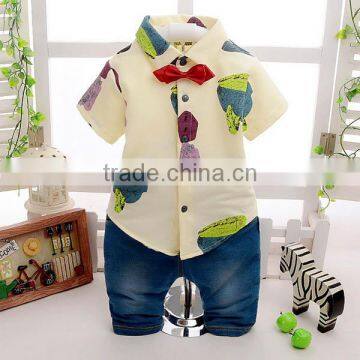 2017 Summer fashion kids wear short sleeve kids boys tshirts