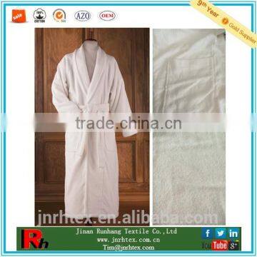 Hotel Plain White 100 Cotton Bathrobe