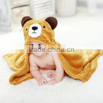 Trade Assurance Flannel Soft Hooded Baby Bath Towel photo-4