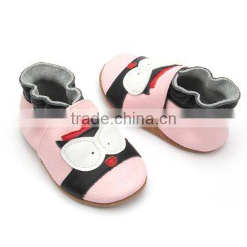 Cute Custom Pictures Newborn Leather Baby Shoes Soft photo-4
