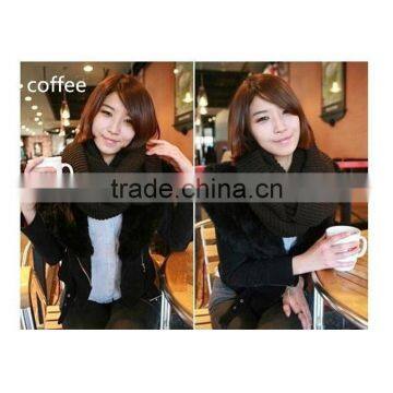 Simple and Fashion High Quality 7 Color Choice Circle Neckwear Lovely Magic Scarf Ladies Scarves photo-5