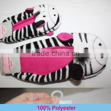 Fashion Parent-child AnimaL-headed Slippers Winter Family Indoor Fleece Slippers photo-3