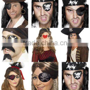 PARTY FAVORS FELT PIRATE EYE PATCHES FOR DRESS UP THEME PARTY