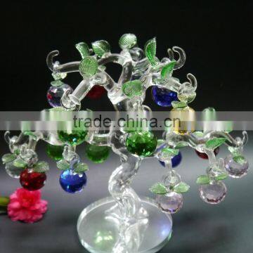 Unique Crystal Apple Model Tree for Wedding Gift and Home Decoration photo-3