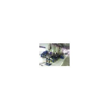 Optical cable sheathing line