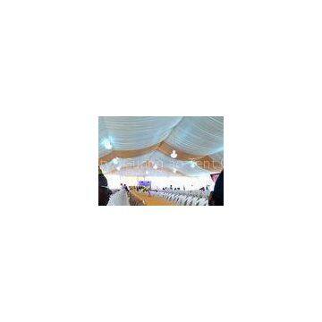 PVC White Romantic Wedding Party Tents , Backyard Wedding Tent 20 X 45m