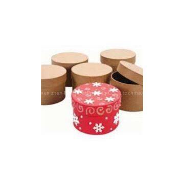 Sturdy Construction Nature Round Gift Box