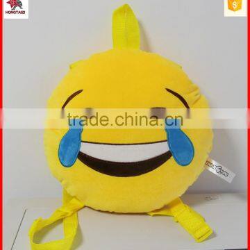 Softback Type and 30-40L Capacity emoji wholesale drawstring backpack