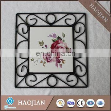 Black wrought iron prcture frame wrought iron window frames iron tile frame