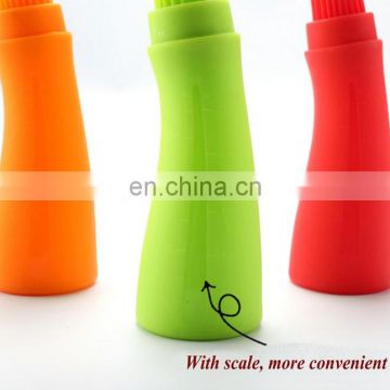 Eco-friendly Silicone Kitchen Cruet Jar with Silicone Brush