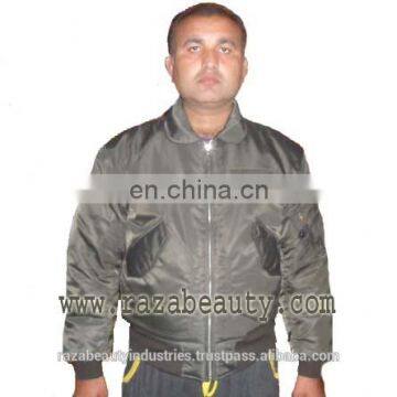 Nylon Flight Jackets, Nylon Bomber Jackets, Nylon Pilot Jackets, Brown MA1 Bomber Jackets photo-5