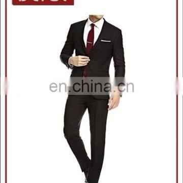 Mens Black Coat Pant Men Suit Twill Autumn