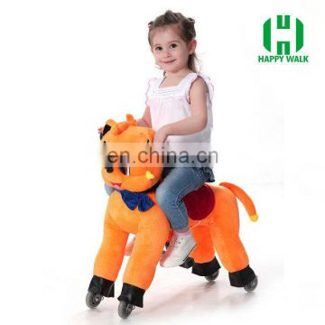 Hot CE life size horse toy, happy rides on animal, ride on horse toy