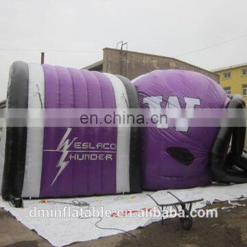 Hot Sale Promotion Oxford Purple Giant Inflatable Football Helmet Sports Tunnel photo-4
