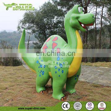 Putt Golf Courses Cartoon Dinosaur Statue For Mini Golf Decor