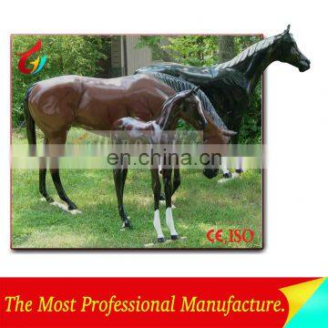 Attractive Lifelike Fiberglass Horse statue