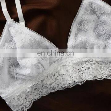 Encaje Sexy Bralette Lace Crop Top Bra Wireless photo-3