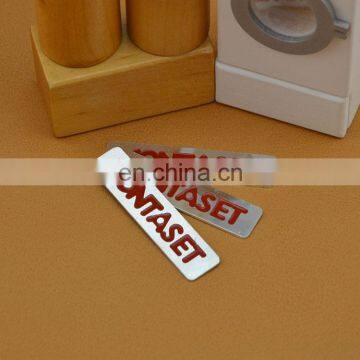 China manufacture professional metal label,aluminum die casting label