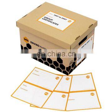 Good prices paper labels for cotton bub boxes