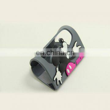 hot sale soft pvc/rubber mobile phone holder with customized logo