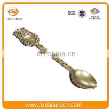 Custom Antique Gold Silver Die Casting Bulk Souvenir Spoon