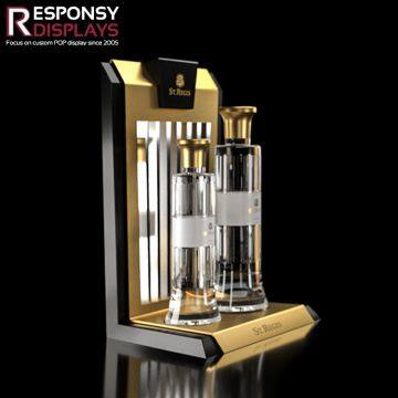 Gold Acrylic Liquor and Spirits Lit Display Holder photo-3