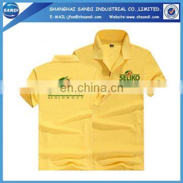 Promotional custom golf mens polo shirt with logo