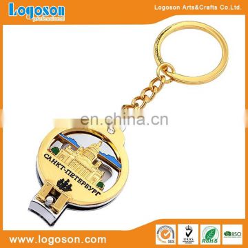 High quality gold plated souvenir custom metal fancy nail clippers