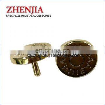 custom logo magnet rivet snap