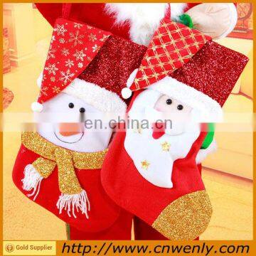 China manufacturer custom big christmas stockings