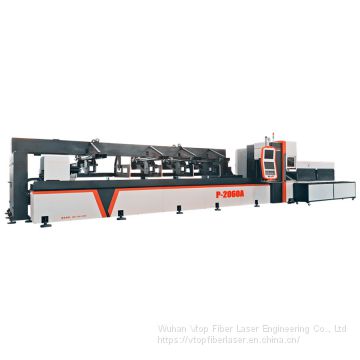 Cnc Fiber Laser Metal Cutting Machine For Round,Square Tube / Pipe