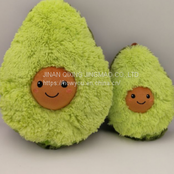 Customizable logo toy plush avocado plant decorative pillow