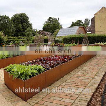 Cheap decorative raised seed bed metal planter design