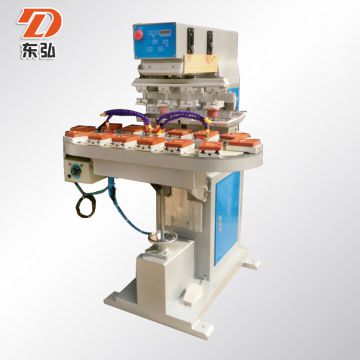 4 color conveyor pad printing machine